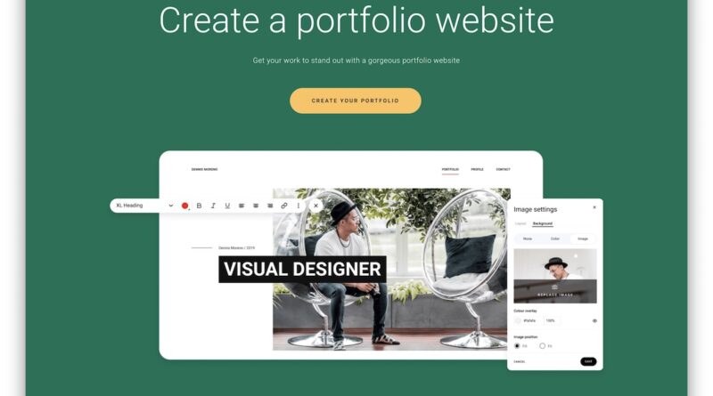 Best portfolio website builders of 2021