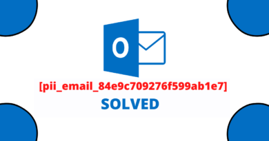 How to solve [pii_email_84e9c709276f599ab1e7] error?